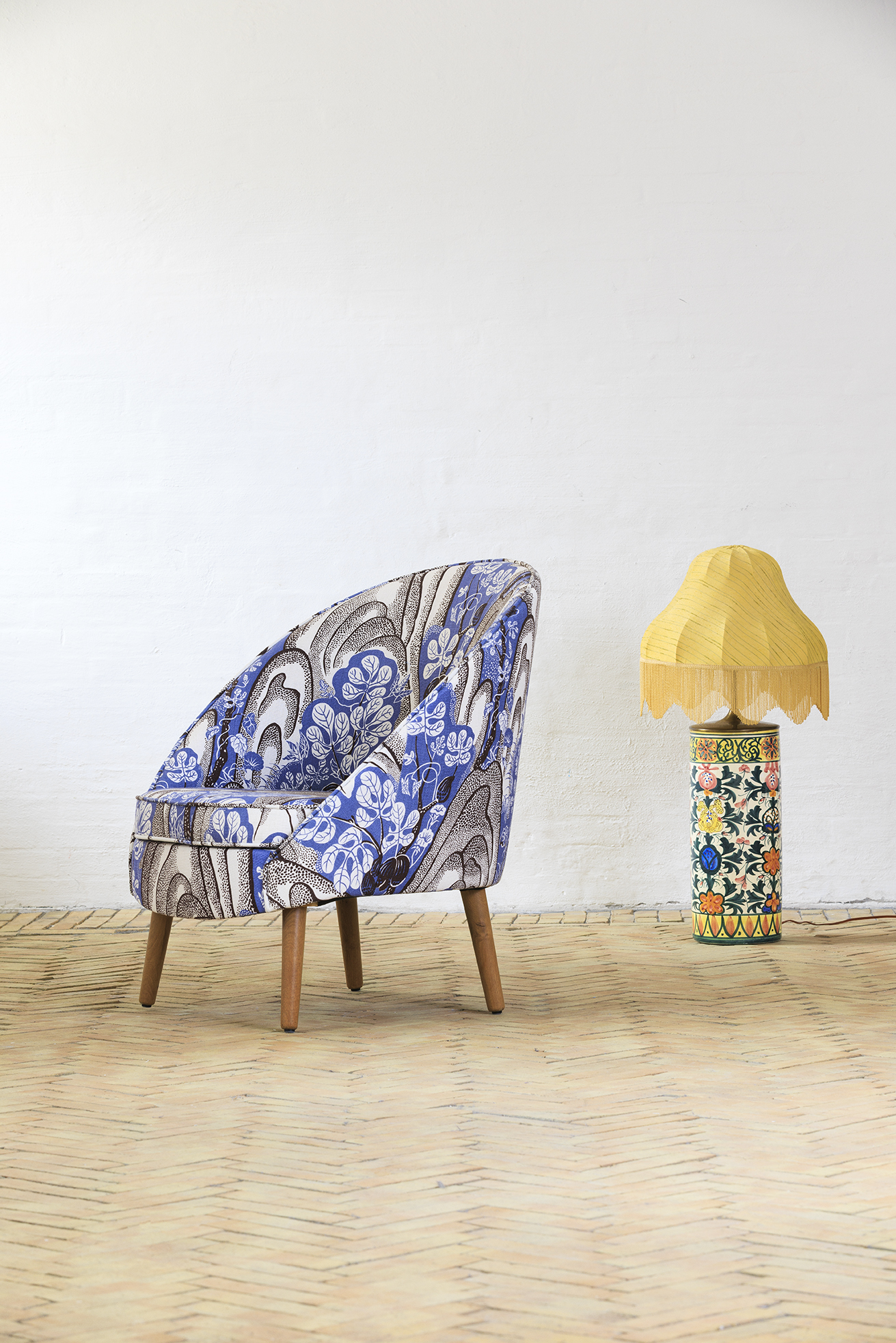 Small chair in Josef Frank fabric